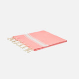 Asciugamano in cotone rosa fluo