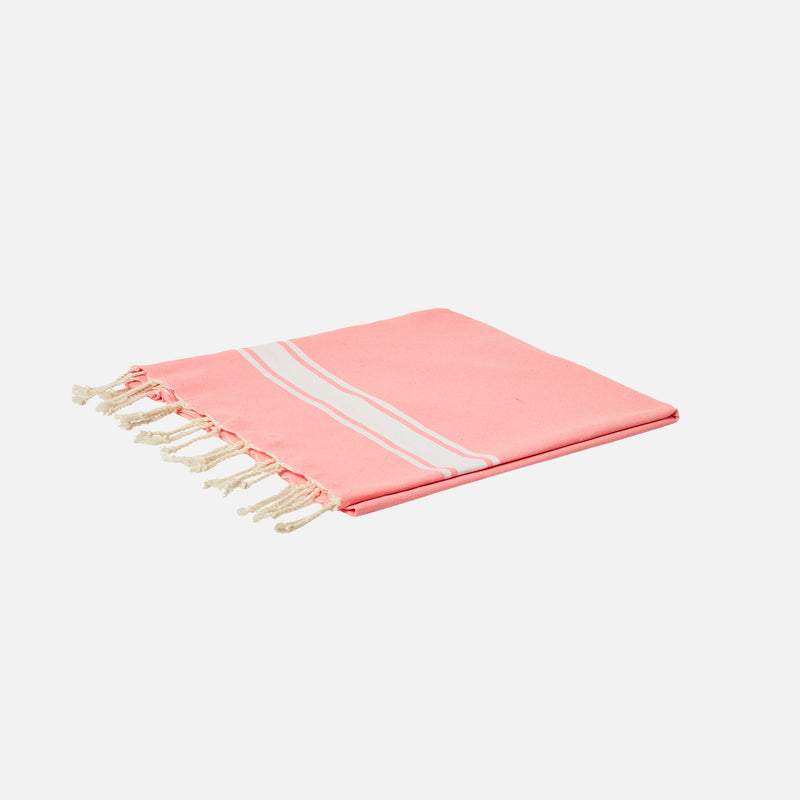 Asciugamano in cotone rosa fluo