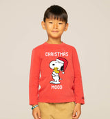 T-shirt bimbo natalizia stampa Snoopy | Edizione speciale Peanuts™