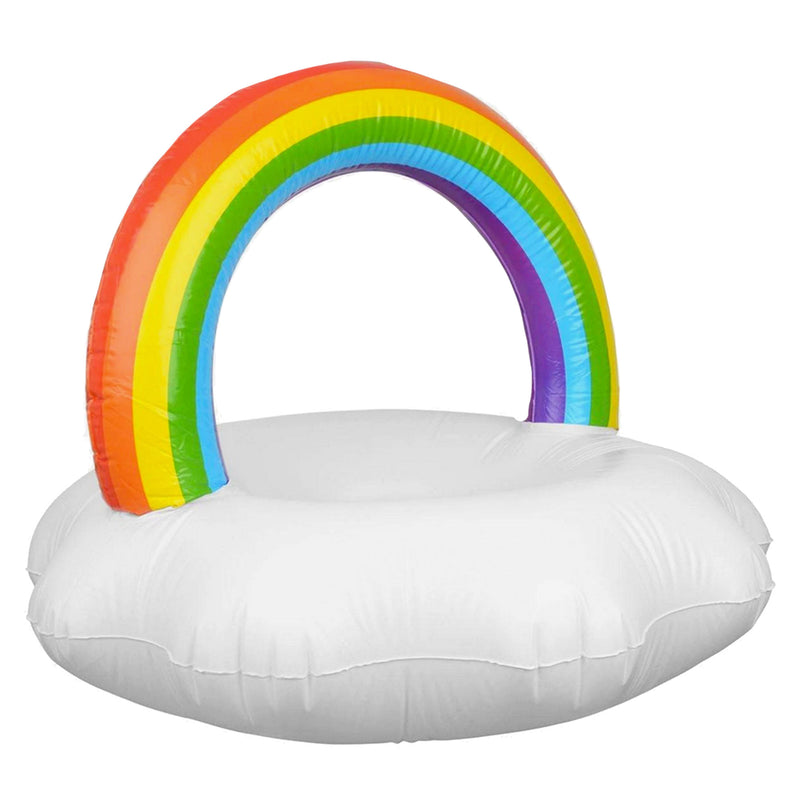 Rainbow and cloud inflatable float