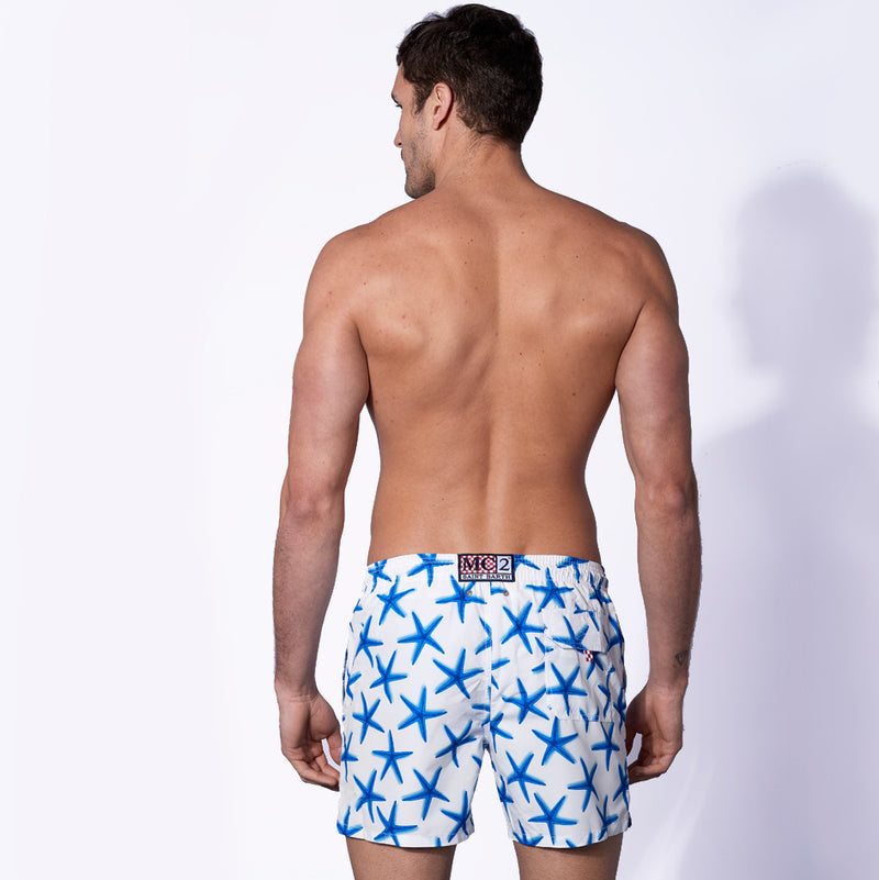 Starfishes mid-length swim shorts