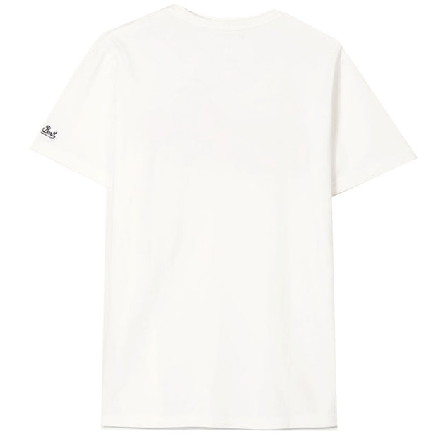 T-shirt Scrambler in cotone bianco