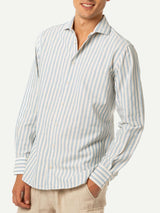 Man striped linen Pamplona shirt