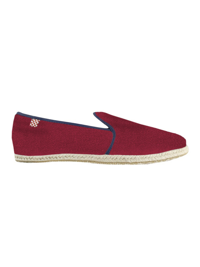 Red and blue navy Canvas Shoes for men