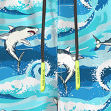 Costume da bagno ragazzo stampa squalo stile surf
