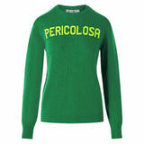 Woman sweater with Pericolosa lettering  | NIKI DJ SPECIAL EDITION