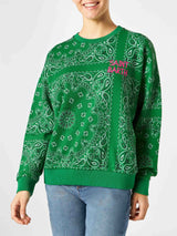 Damen-Sweatshirt mit Bandana-Print