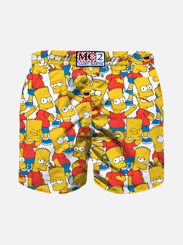 Boy swim shorts with Bart all over print | THE SIMPSONS SPECIAL EDITION
