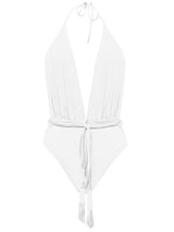 White one piece swimsuit