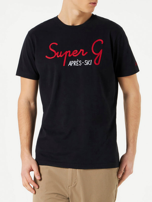 Herren-T-Shirt mit Super-G-Stickerei | SUPER G SONDEREDITION
