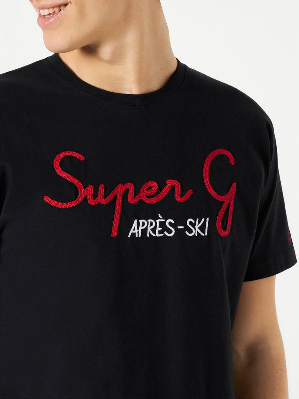 T-shirt da uomo con ricamo Super G | SUPER G EDIZIONE SPECIALE