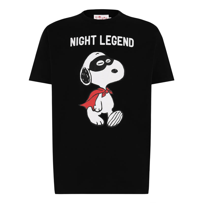 Man cotton vintage treatment t-shirt with Snoopy print | PEANUTS™ SPECIAL EDITION