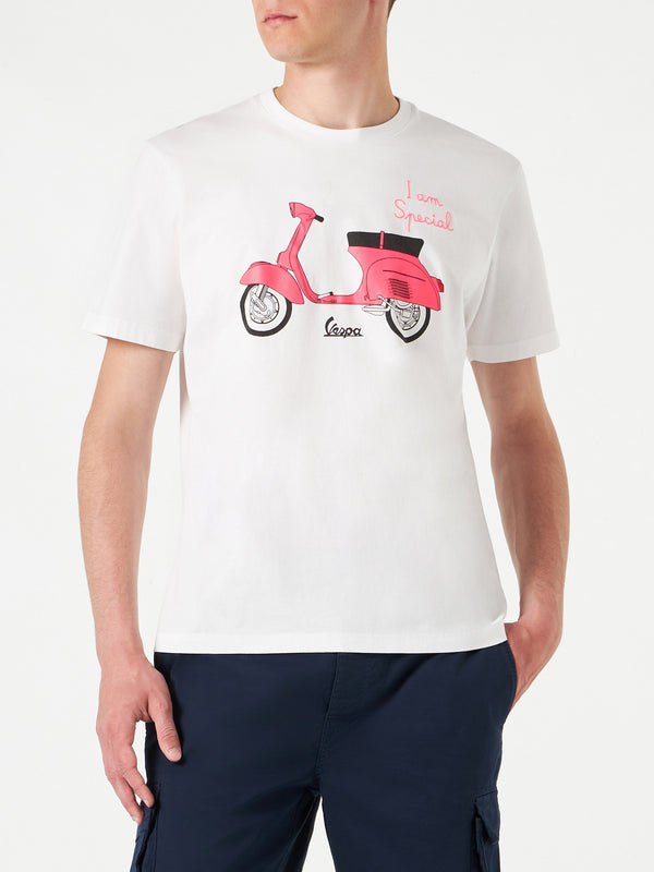 Man cotton t-shirt with Vespa print | VESPA® SPECIAL EDITION