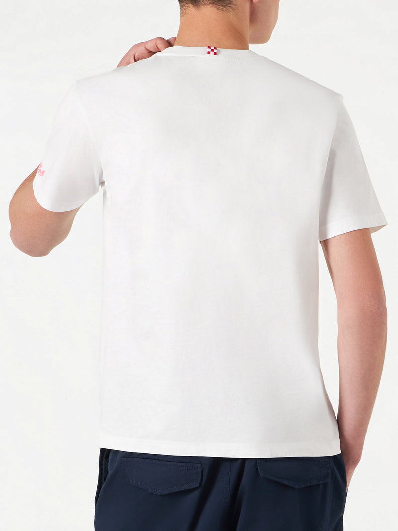 Herren-T-Shirt aus Baumwolle mit Vespa-Aufdruck | VESPA® SONDEREDITION