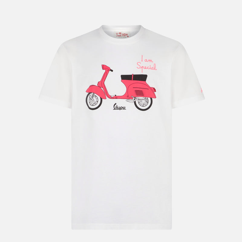 T-shirt da uomo in cotone con stampa Vespa | EDIZIONE SPECIALE VESPA®