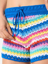 Woman crochet shorts