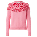 Woman sweater with Santa Claus embroidery