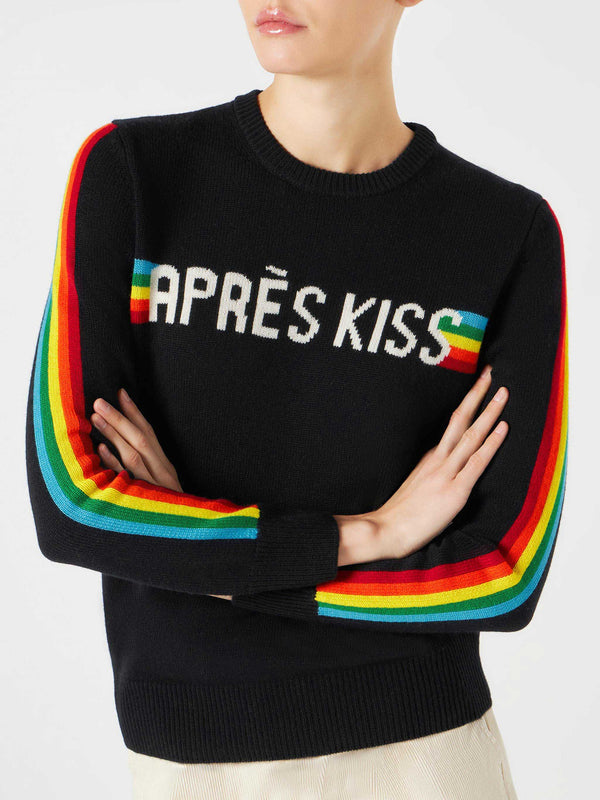 Woman sweater "Après Kiss" embroidery