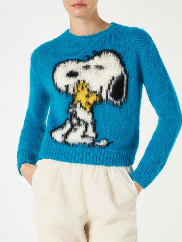 Maglia da donna garzata con stampa Snoopy | SNOOPY - EDIZIONE SPECIALE PEANUTS™