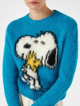 Woman brushed sweater with Snoopy print | SNOOPY - PEANUTS™ SPECIAL EDITION