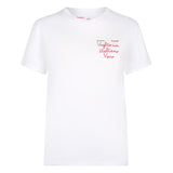 Woman cotton t-shirt with embroidery