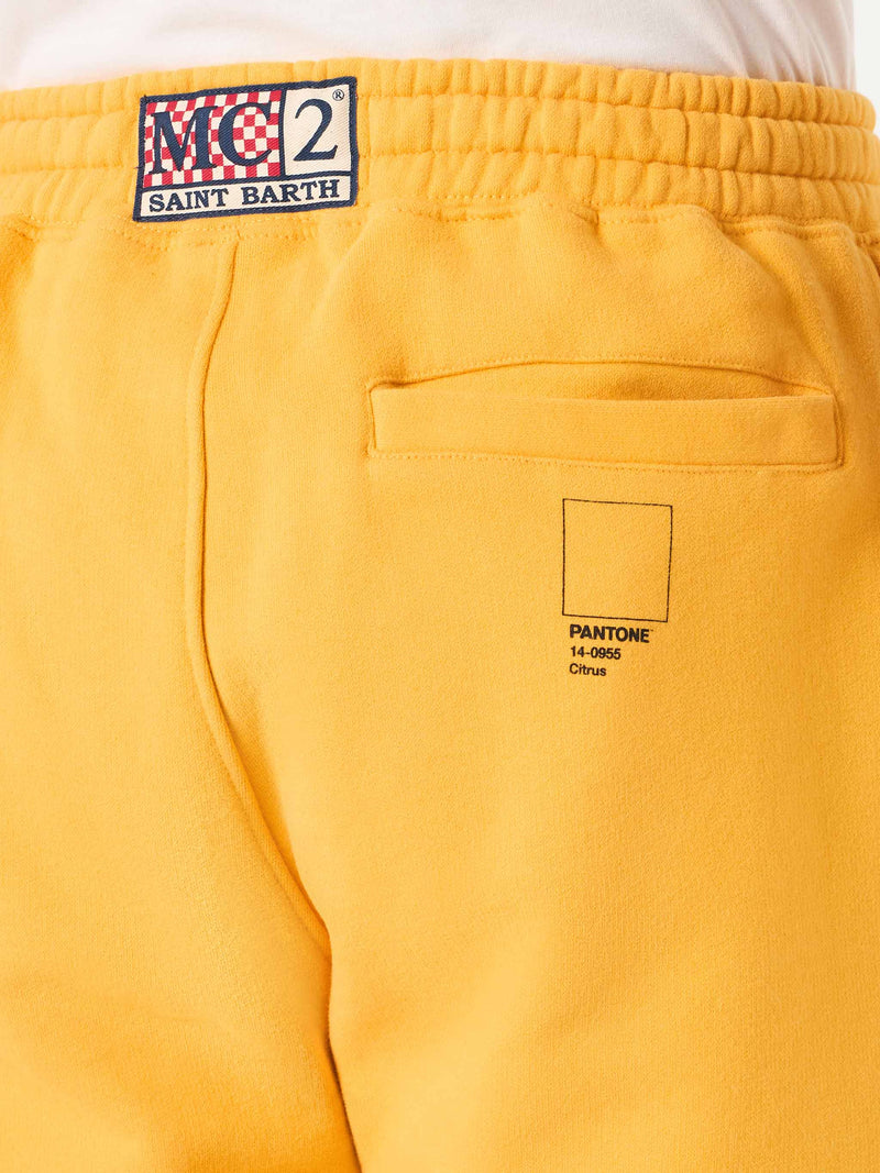 Yellow-ochre track pants | Pantone™ Special Edition