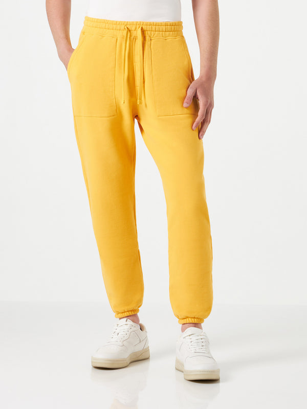 Yellow-ochre track pants | Pantone™ Special Edition
